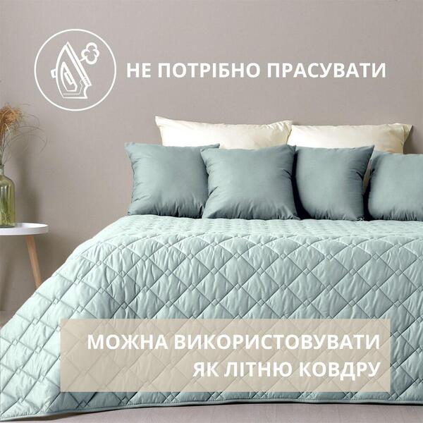 Покрывало Стиль Cube 180 x 210 мята/св.серый - изображение 3