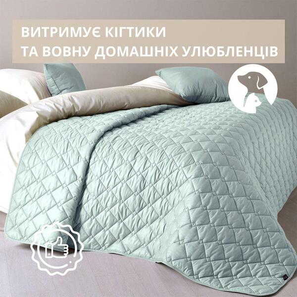 Покрывало Стиль Cube 180 x 210 мята/св.серый - изображение 5
