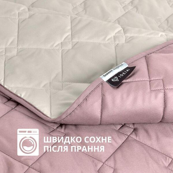 Покрывало Стиль Cube TM IDEIA 210 x 240 см пудра/св.сірий - зображення 6