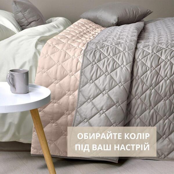 Покривало Стиль Cube TM IDEIA 210 x 240 см сірий/беж - зображення 2