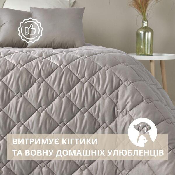 Покривало Стиль Cube TM IDEIA 210 x 240 см сірий/беж - зображення 5