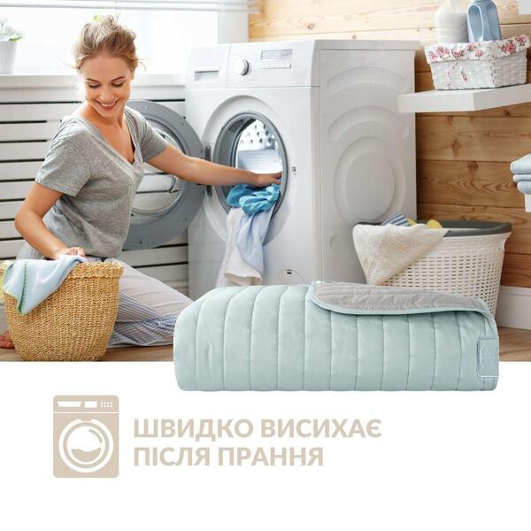 Покрывало Стиль Люкс TM IDEIA 220 x 240 см мята/св.сірий - зображення 7
