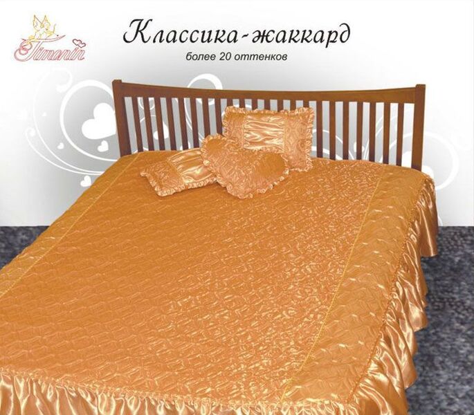 Покривало Тимонин Класика Жакард 180 x 205 колір рожевий  - зображення 2