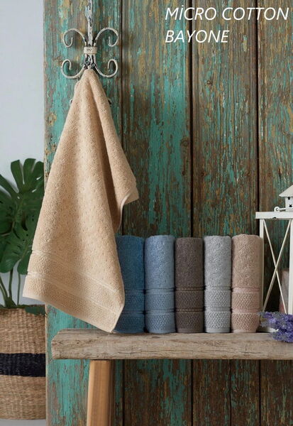 Полотенца махровые Cestepe Cotton Delux Микрокоттон 50x90 уп 6шт (Bayeno) - изображение 1