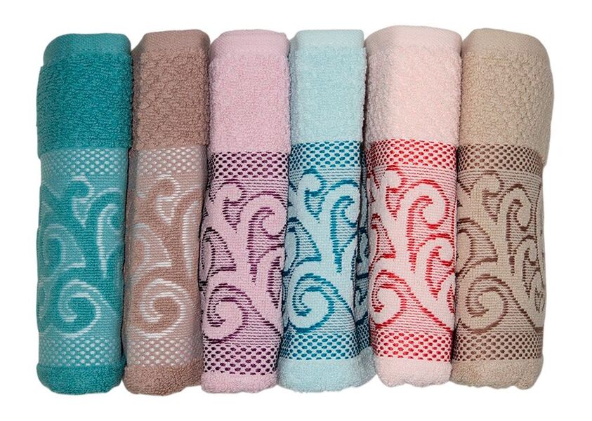 Рушники махрові жакардові Cestepe Cotton Delux 70 x 140 (Essen) - зображення 2