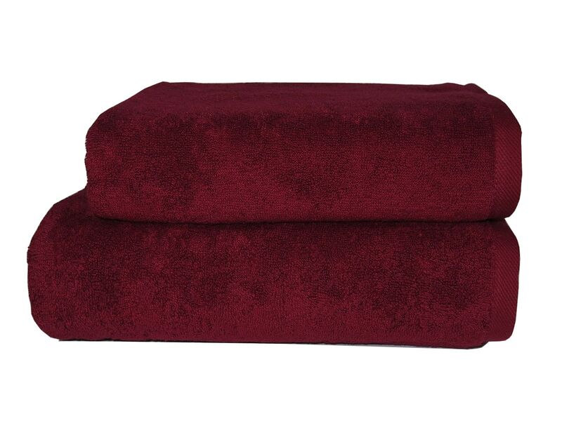 Полотенце Parisa Flat Cotton 70x140 (H-500 - бордовый) - изображение 1