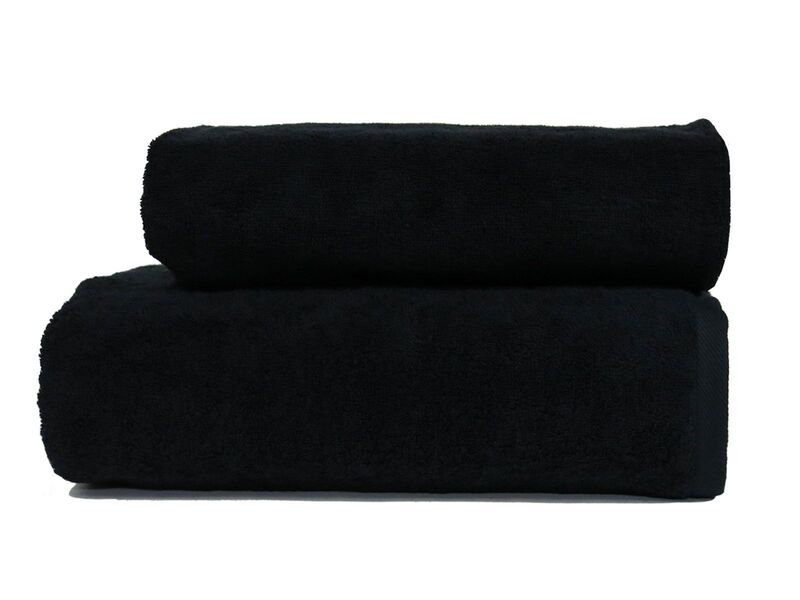 Полотенце Parisa Flat Cotton 70x140 (H-500 - черный) - изображение 1
