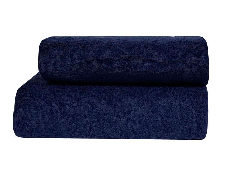 Полотенце Parisa Flat Cotton 70 x 140 (H-500 - темно-синий) - изображение 5