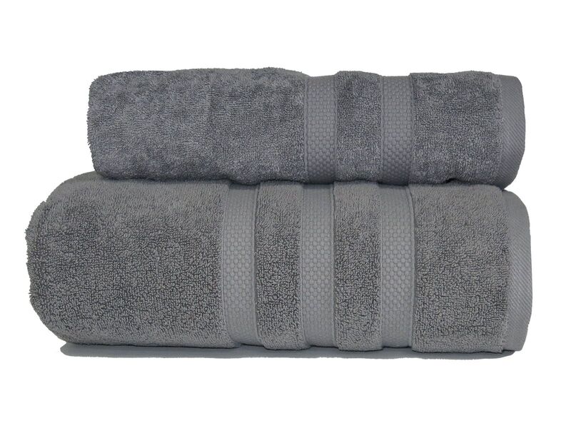 Полотенце Parisa Microcotton 50x90 (D-170 - серый) - изображение 1