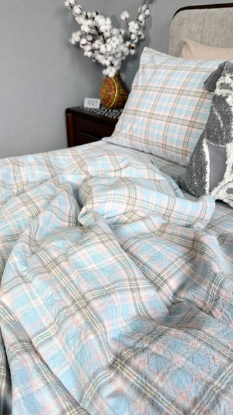 Постільна білизна Bubble Gum Washed Cotton, варена бавовна, солодкий колір жуйки - зображення 13