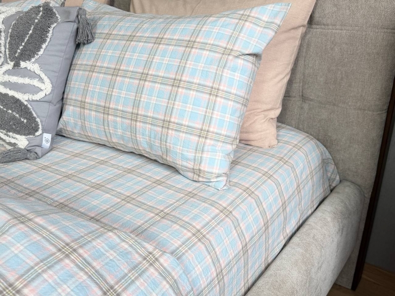 Постільна білизна Bubble Gum Washed Cotton, варена бавовна, солодкий колір жуйки - зображення 15