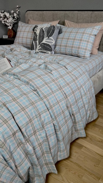 Постільна білизна Bubble Gum Washed Cotton, варена бавовна, солодкий колір жуйки - зображення 27
