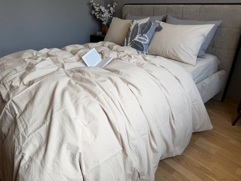 Постільна білизна Creamy Beige W1361, варена бавовна, Washed Cotton - зображення 14