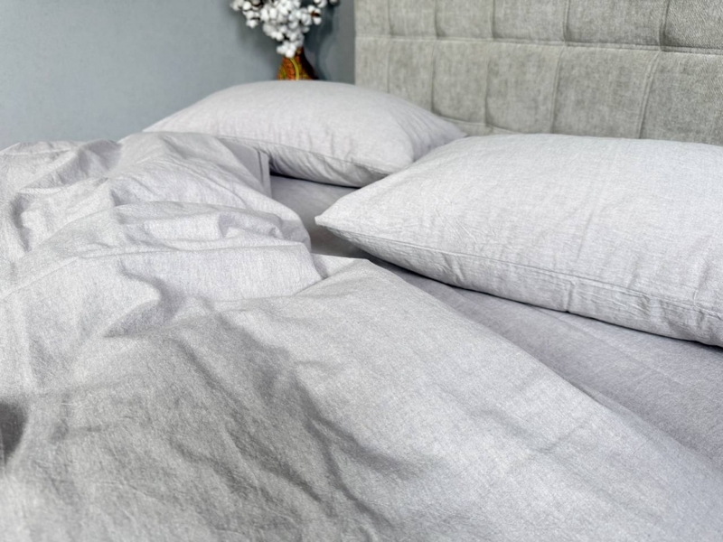 Постільна білизна Rock Gray, варена бавовна (Washed Cotton) W1351 - зображення 10
