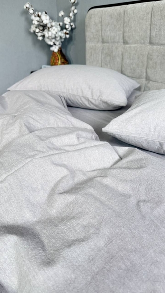 Постільна білизна Rock Gray, варена бавовна (Washed Cotton) W1351 - зображення 13