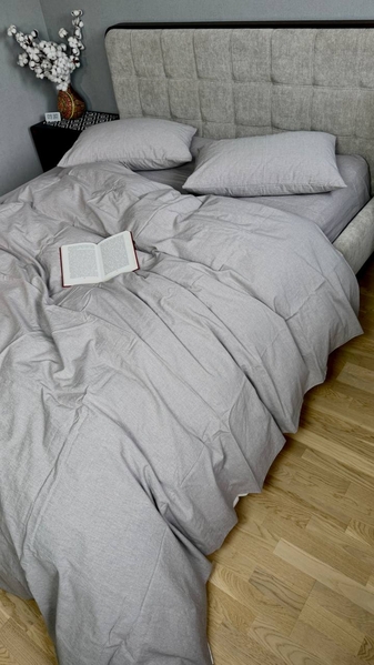 Постільна білизна Rock Gray, варена бавовна (Washed Cotton) W1351 - зображення 21