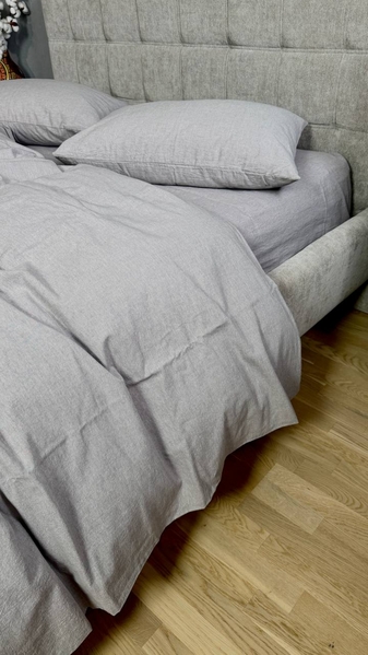 Постільна білизна Rock Gray, варена бавовна (Washed Cotton) W1351 - зображення 25