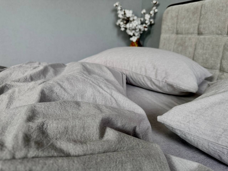 Постільна білизна Rock Gray, варена бавовна (Washed Cotton) W1351 - зображення 27