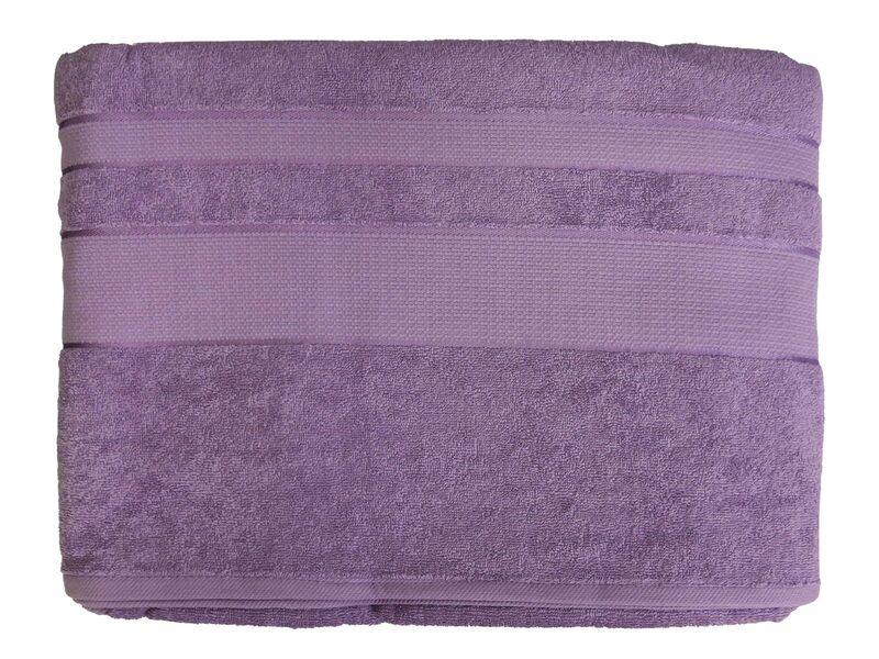 Простирадло махрове Aisha 200x220 (aisha-home-пудрово-фіолетовий) - зображення 1