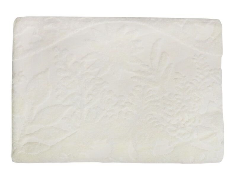 Простирадло жакардове махрове Parisa Home 200x220 крем - зображення 1