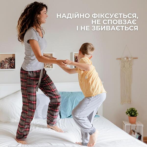 Простирадло трикотажне, 180200 x 200 x 35 см, на гумці, беж, ТМ IDEIA - зображення 6