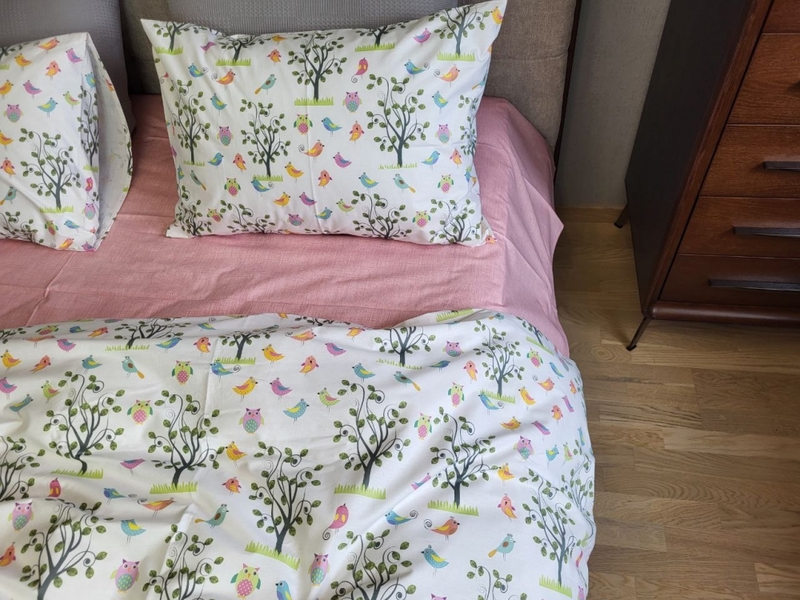 Комплект постільної білизни Пташенята, cotton Цільн. - зображення 5