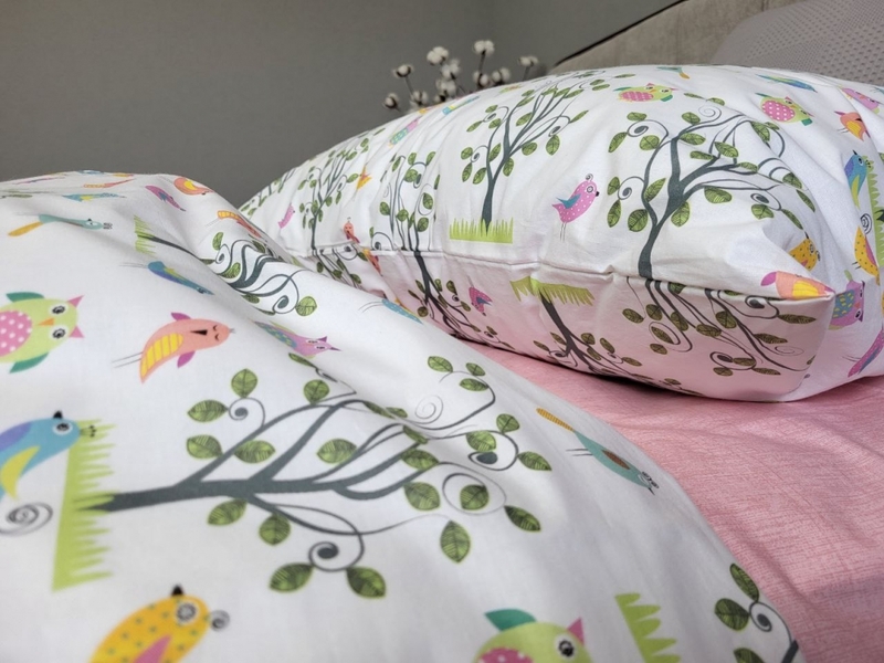 Комплект постільної білизни Пташенята, cotton Цільн. - зображення 6