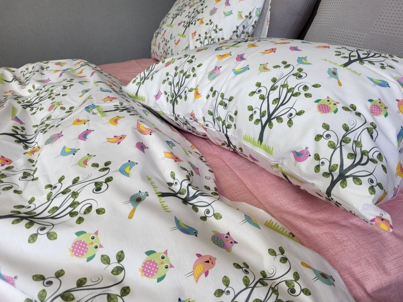 Комплект постільної білизни Пташенята, cotton Цільн. - зображення 8
