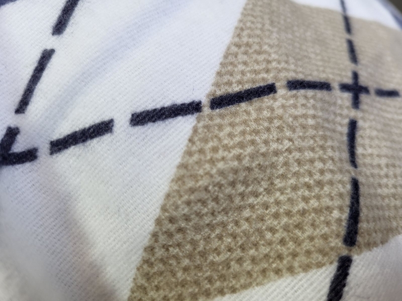 Комплект постільної білизни Ромб синій, Turkish flannel - зображення 11