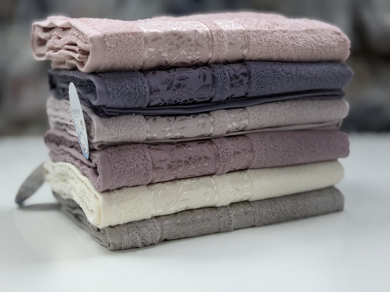 Рушник махровий для сауни VIP COTTON ROWAN, сірий - зображення 2