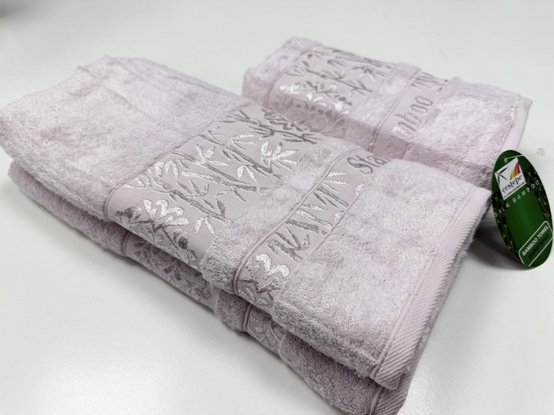 Рушники махрові RUBY BAMBOO, 100 бамбук 550 гм2, лілові, ТМ Cestepe - зображення 2