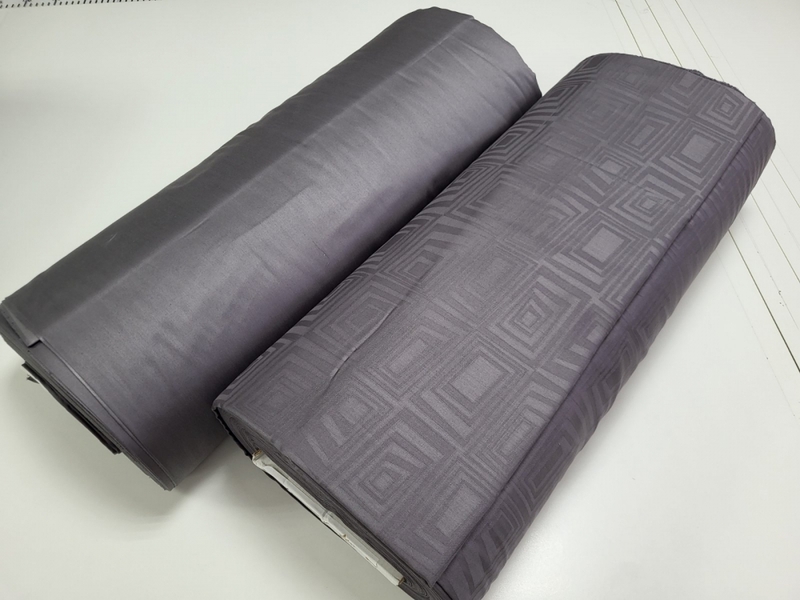 Комплект постельного белья Sguare Dark Grey, Сатин JACQUARD, ТМ Комфорт-текстиль - изображение 3