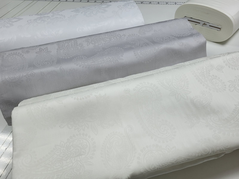 Комплект постельного белья Сатин JACQUARD, TIARA WHITE - изображение 21