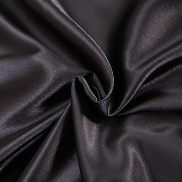 Комплект постельного белья Сатин однотонный BLACK, №055 - изображение 5