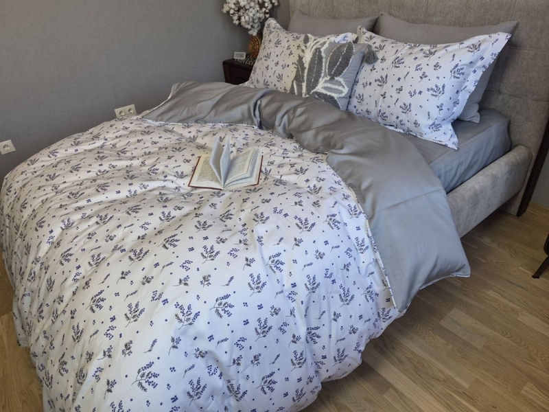 Комплект постільної білизни Сатин PREMIUM, BLUE SPRIG - зображення 12