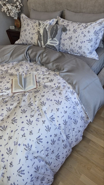 Комплект постільної білизни Сатин PREMIUM, BLUE SPRIG - зображення 16