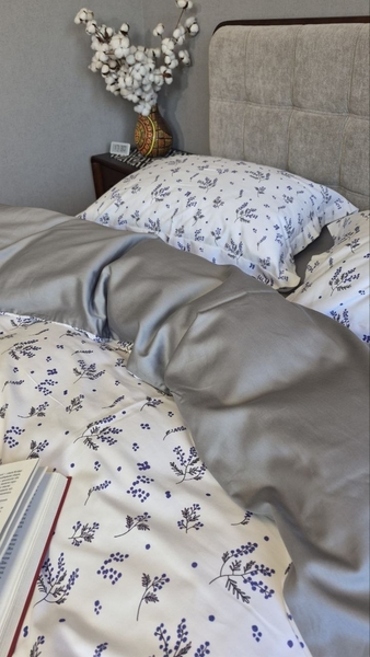 Комплект постільної білизни Сатин PREMIUM, BLUE SPRIG - зображення 18