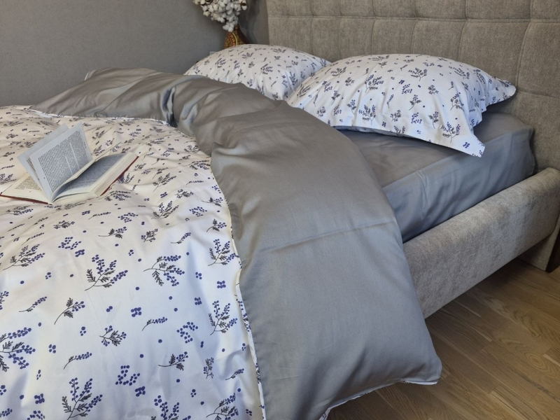 Комплект постільної білизни Сатин PREMIUM, BLUE SPRIG - зображення 23