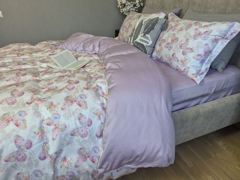 Комплект постільної білизни Сатин PREMIUM, BUTTERFLY - зображення 19