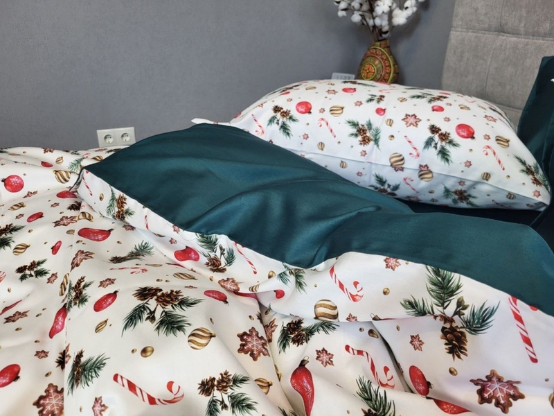 Комплект постільної білизни Сатин PREMIUM, DECORATIONS - изображение 14