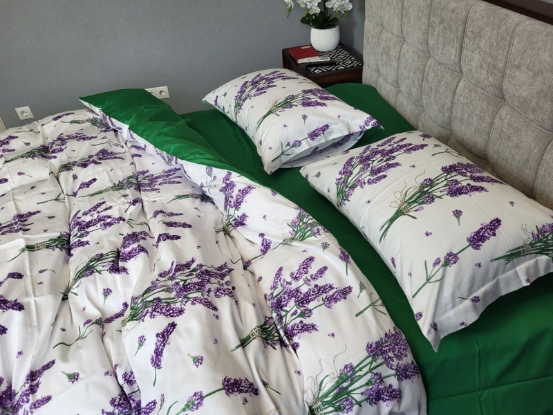 Комплект постільної білизни Сатин PREMIUM, LAVENDER - зображення 10