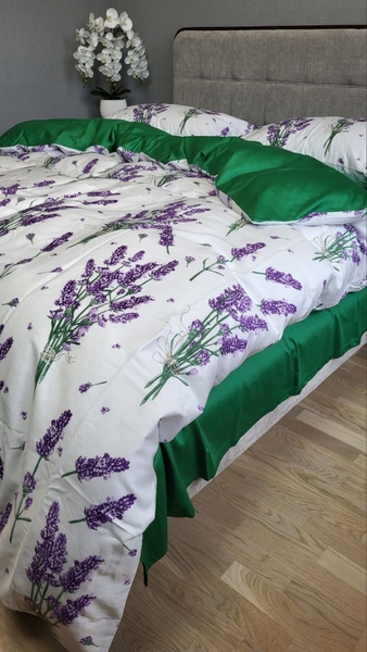 Комплект постільної білизни Сатин PREMIUM, LAVENDER - зображення 11