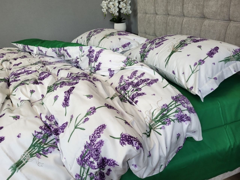 Комплект постільної білизни Сатин PREMIUM, LAVENDER - зображення 14