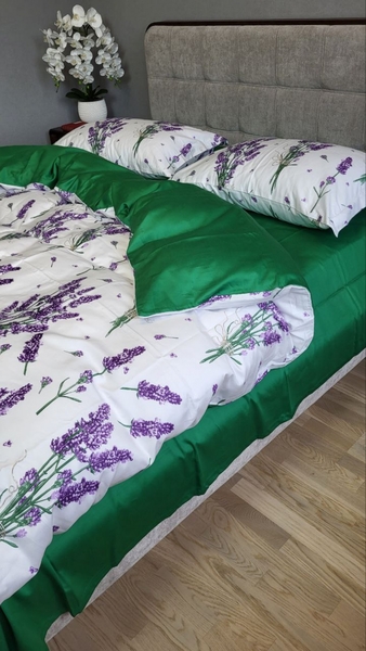 Комплект постільної білизни Сатин PREMIUM, LAVENDER - зображення 15
