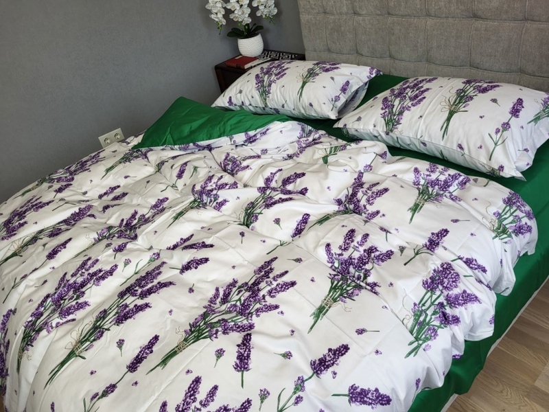 Комплект постільної білизни Сатин PREMIUM, LAVENDER - зображення 16
