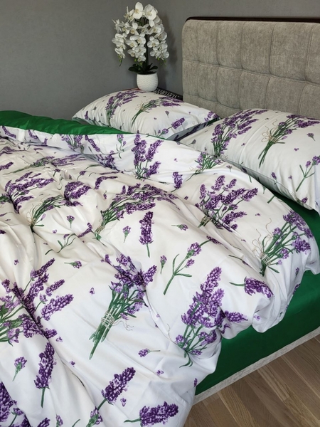 Комплект постільної білизни Сатин PREMIUM, LAVENDER - зображення 2