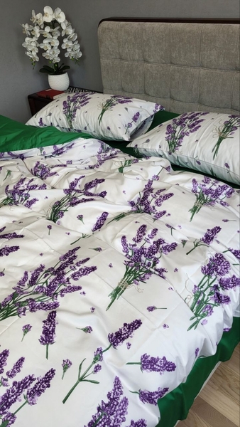 Комплект постільної білизни Сатин PREMIUM, LAVENDER - зображення 21