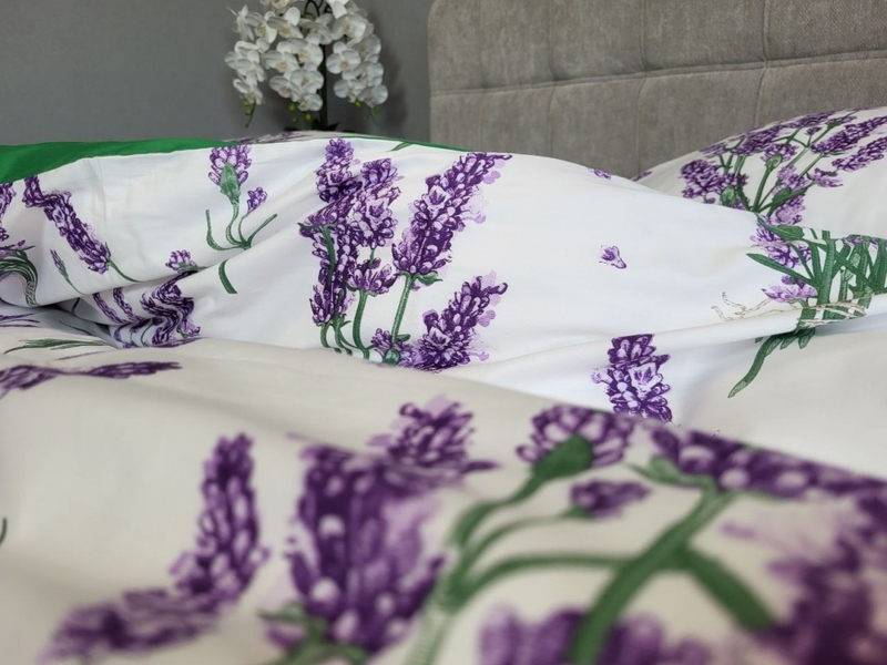 Комплект постільної білизни Сатин PREMIUM, LAVENDER - зображення 3