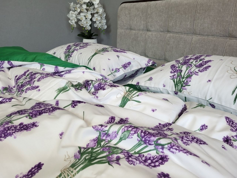 Комплект постільної білизни Сатин PREMIUM, LAVENDER - зображення 7