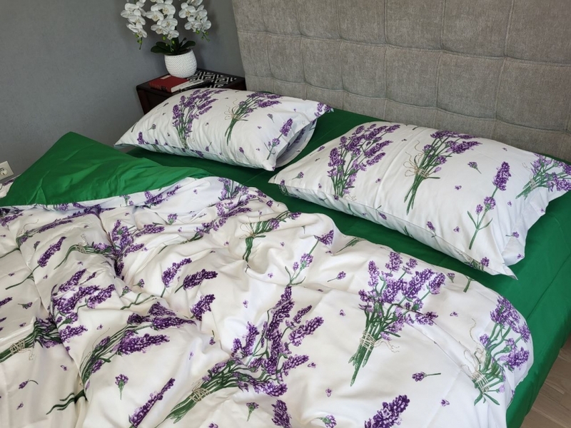 Комплект постільної білизни Сатин PREMIUM, LAVENDER - зображення 8